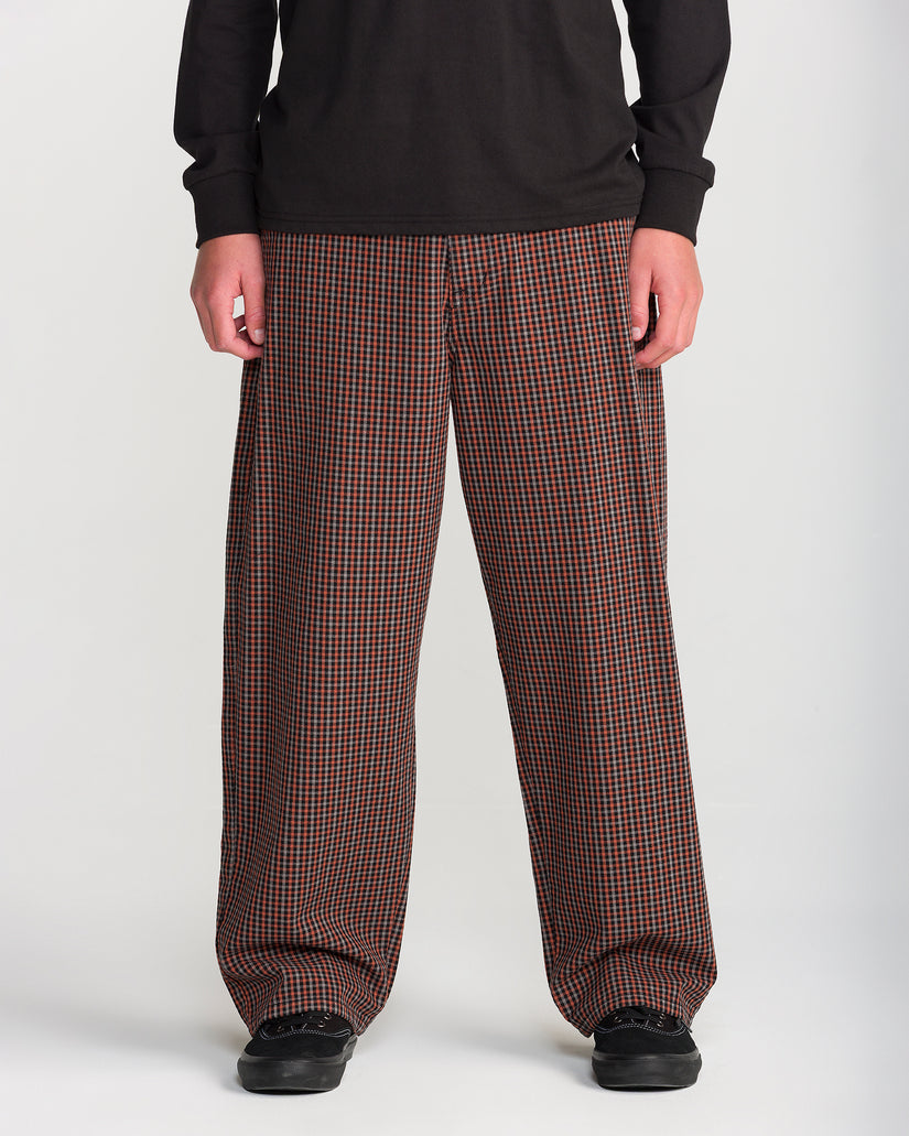 Pantalon Billow Plaid - Patina Brown