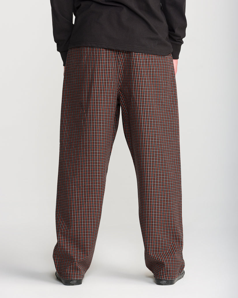 Pantalon Billow Plaid - Patina Brown
