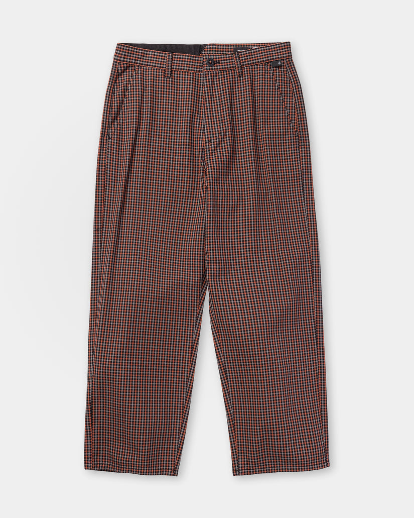 Pantalon Billow Plaid - Patina Brown