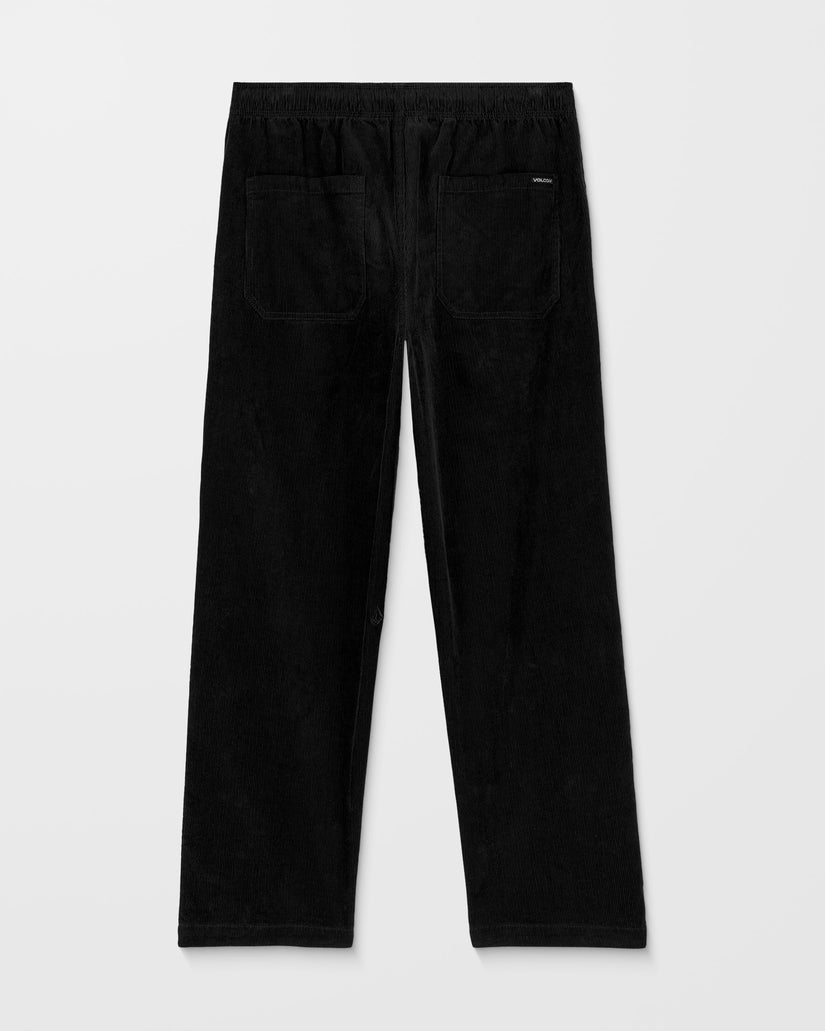 Pantalon À Taille Élastique Psychstone - Black