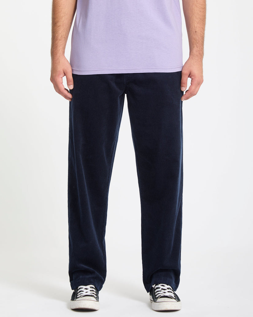 Pantalon À Taille Élastique Psychstone - Navy