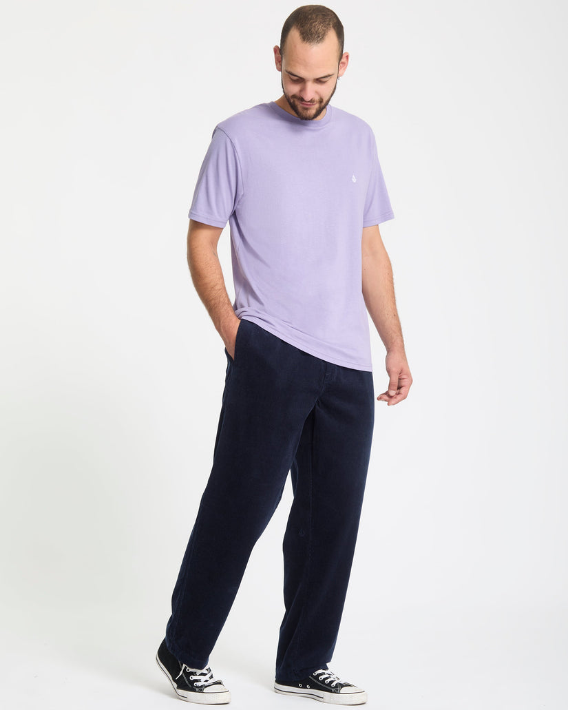 Pantalon À Taille Élastique Psychstone - Navy