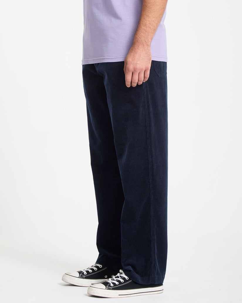 Pantalon À Taille Élastique Psychstone - Navy