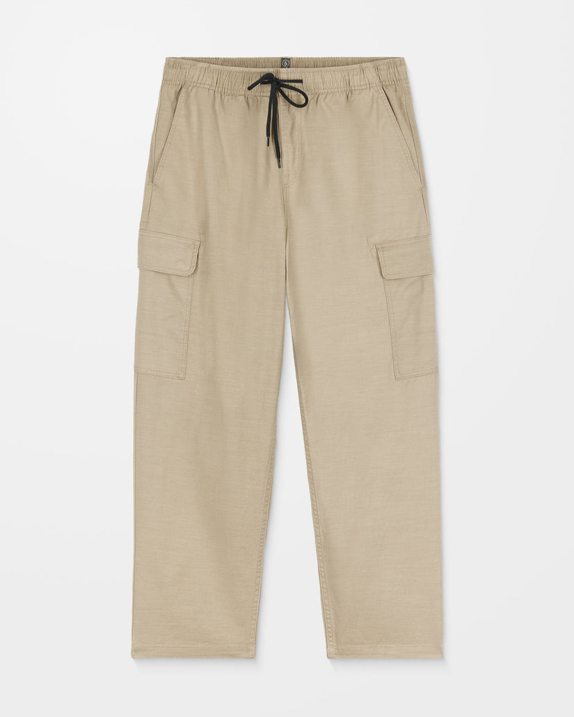 Pantalon À Taille Élastique Billow Tapered - Khaki