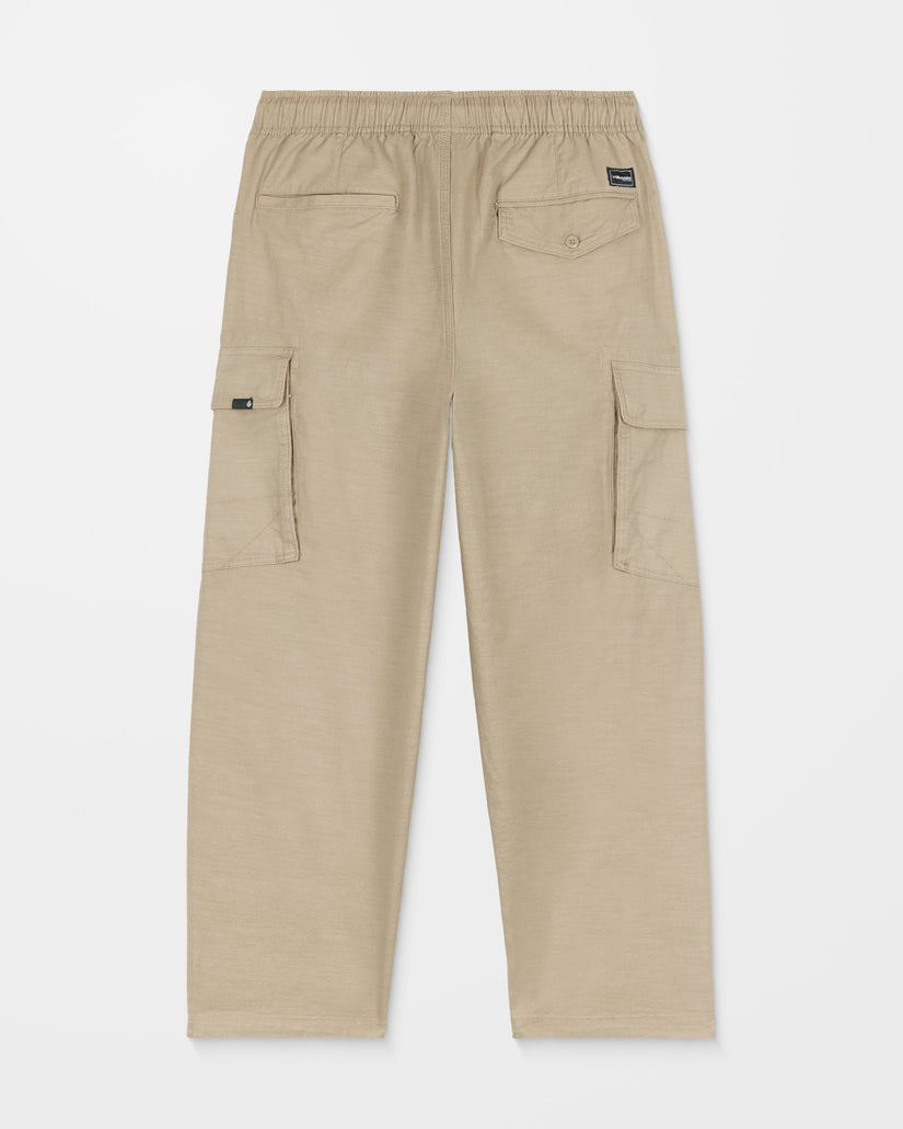 Pantalon À Taille Élastique Billow Tapered - Khaki