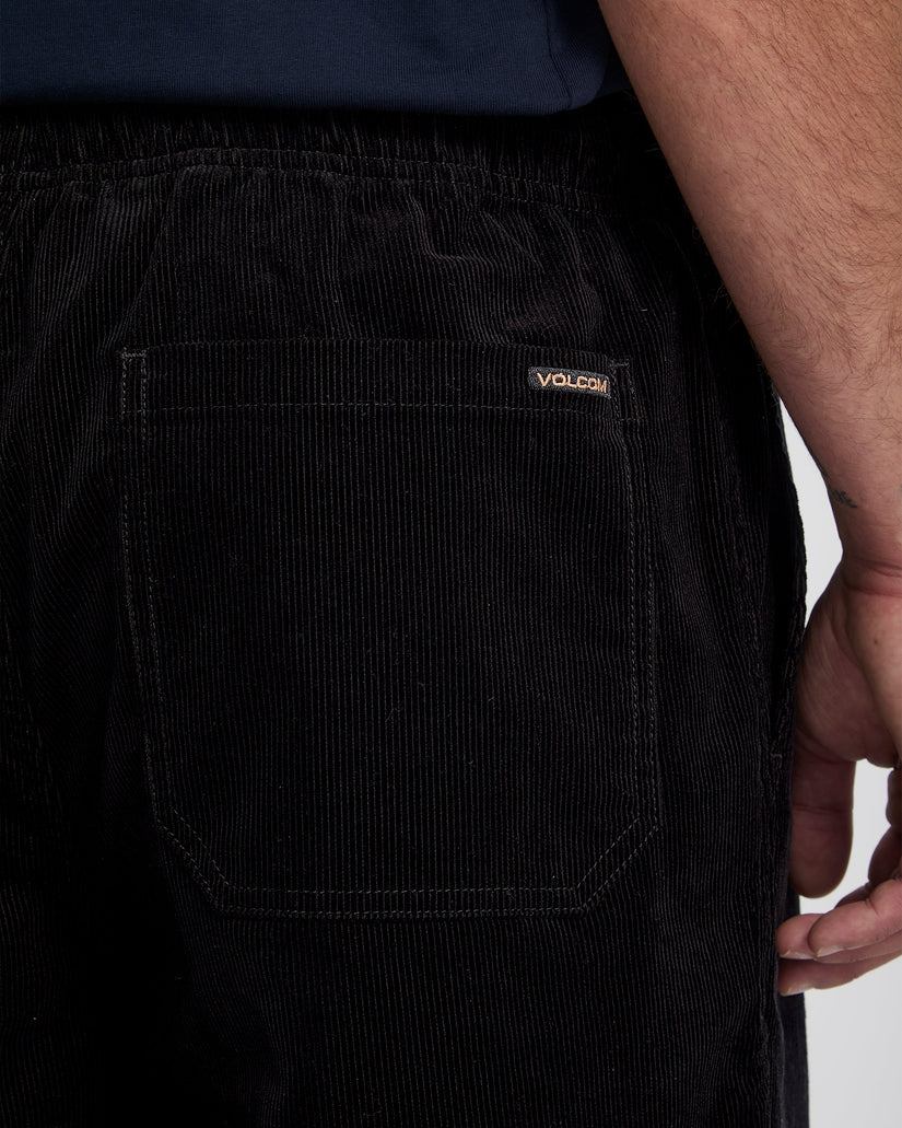 Pantalon Freazy Loose Corduroy - Black