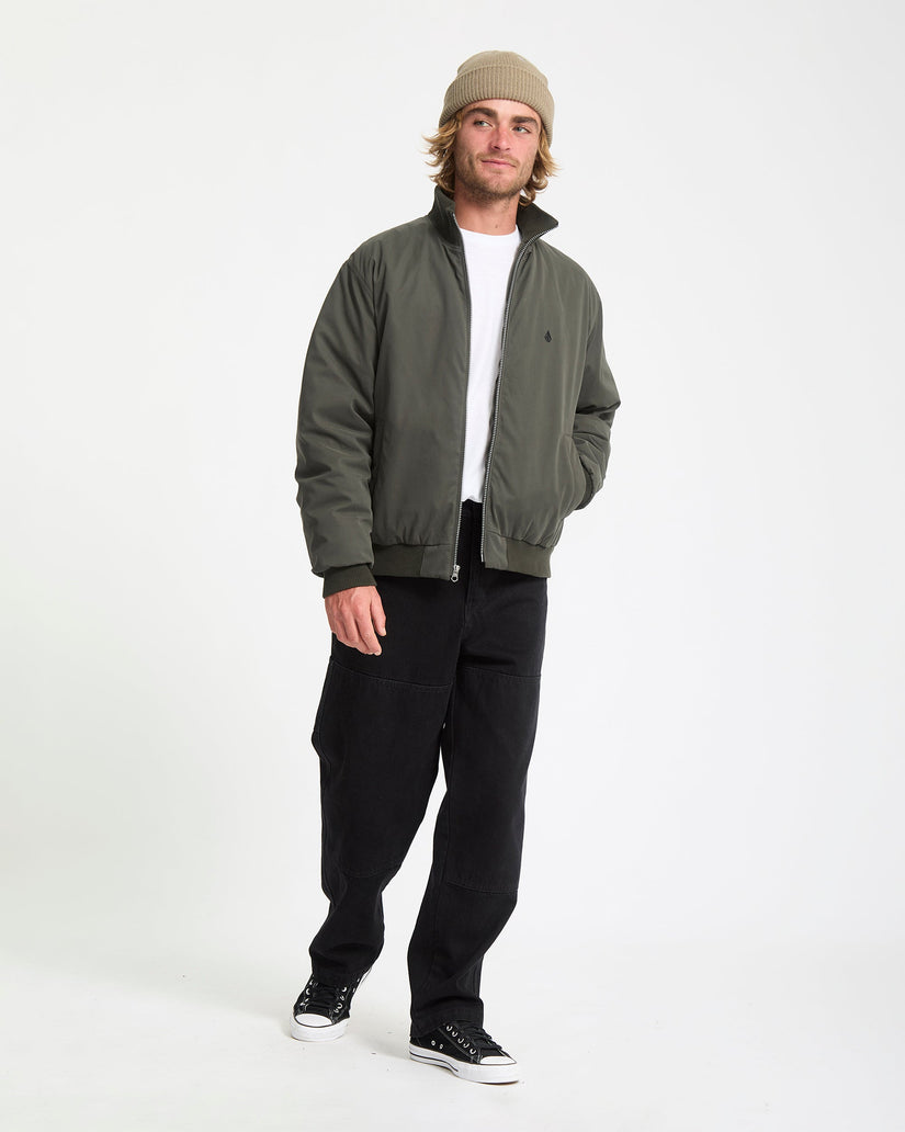 Veste Bomber Damerman - Rinsed Black