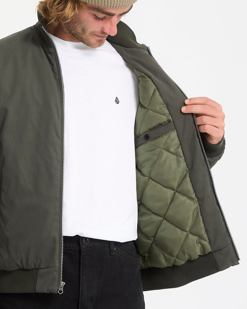 Veste Bomber Damerman - Rinsed Black