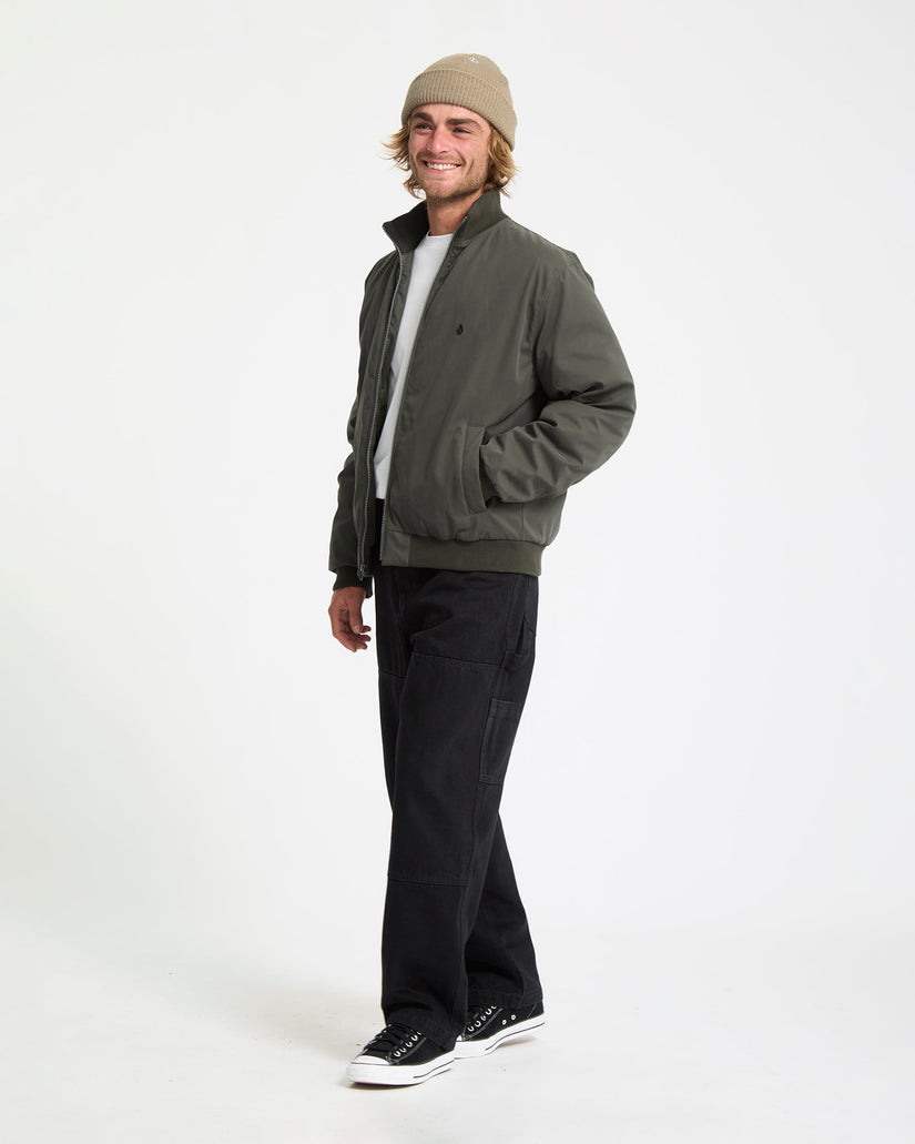 Veste Bomber Damerman - Rinsed Black