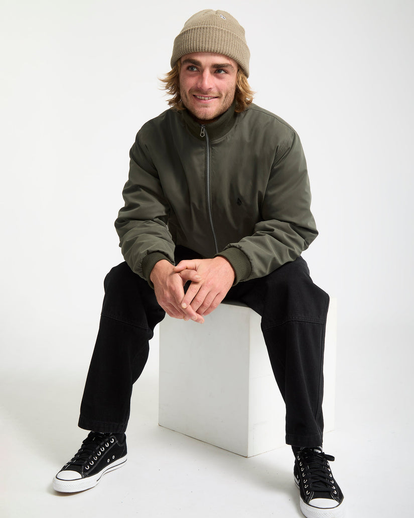 Veste Bomber Damerman - Rinsed Black