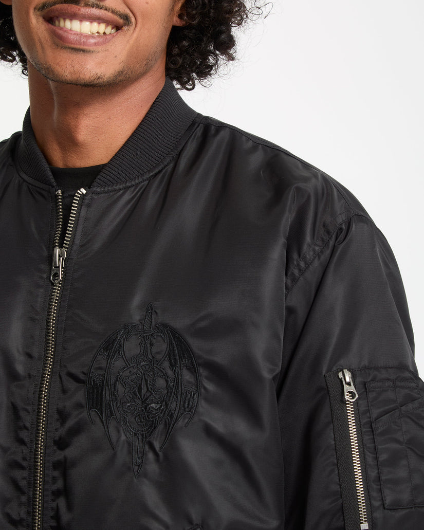 Veste Bomber Skullarstone - Black