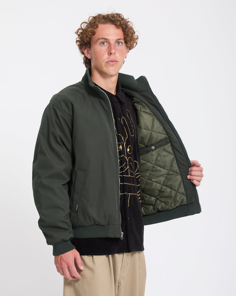 Veste bomber Damerman - Rinsed Black
