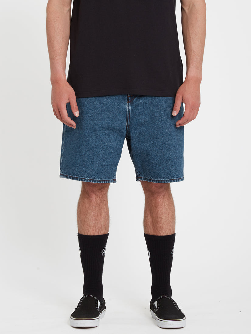 Short Billow Denim - INDIGO RIGIDE WASH