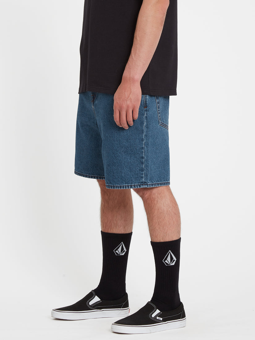 Short Billow Denim - INDIGO RIGIDE WASH