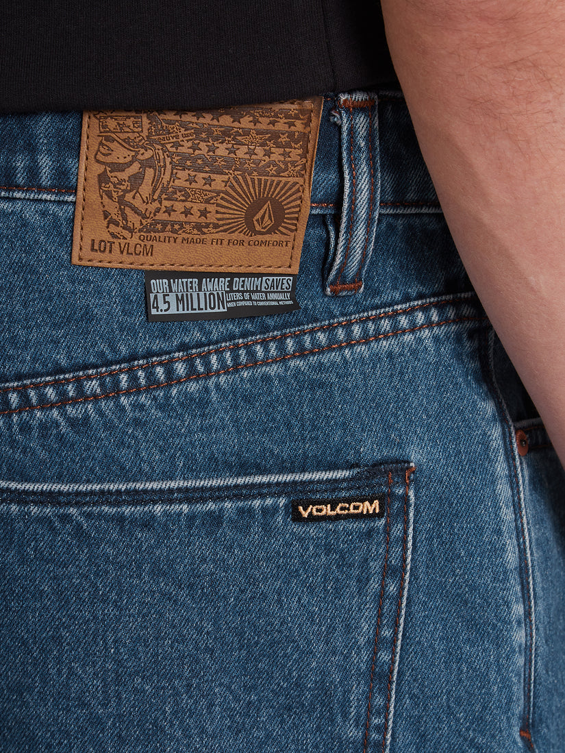Short Billow Denim - INDIGO RIGIDE WASH