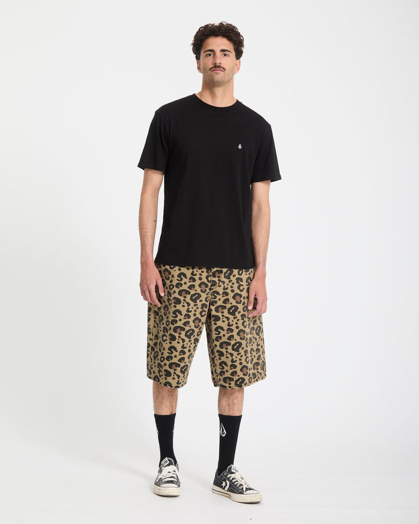 Short en denim Chillow 24" - Cheetah