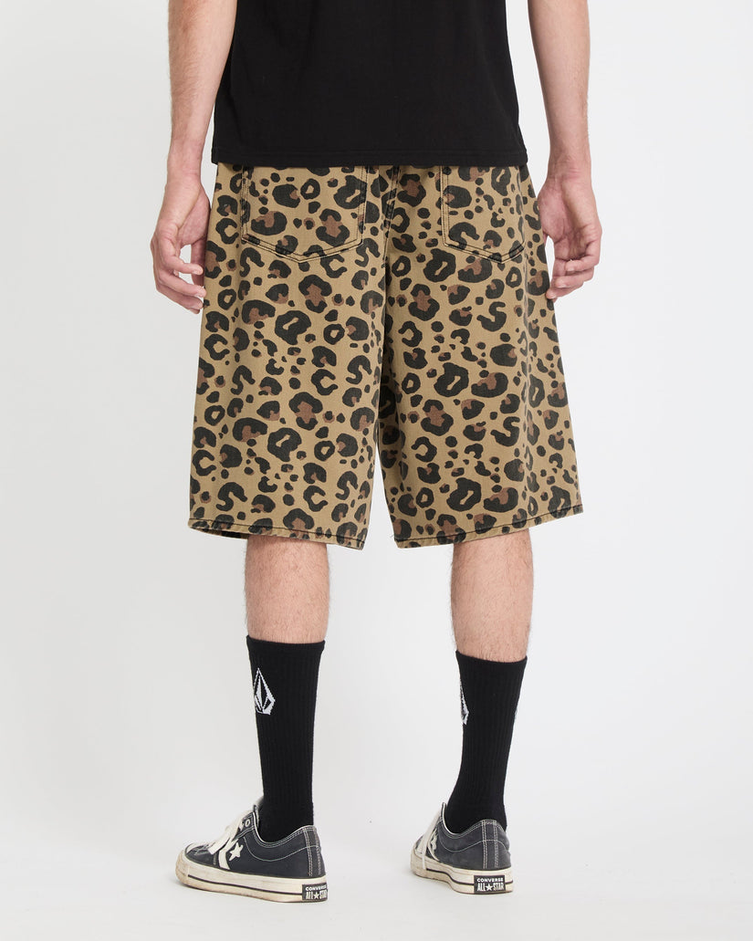 Short en denim Chillow 24" - Cheetah