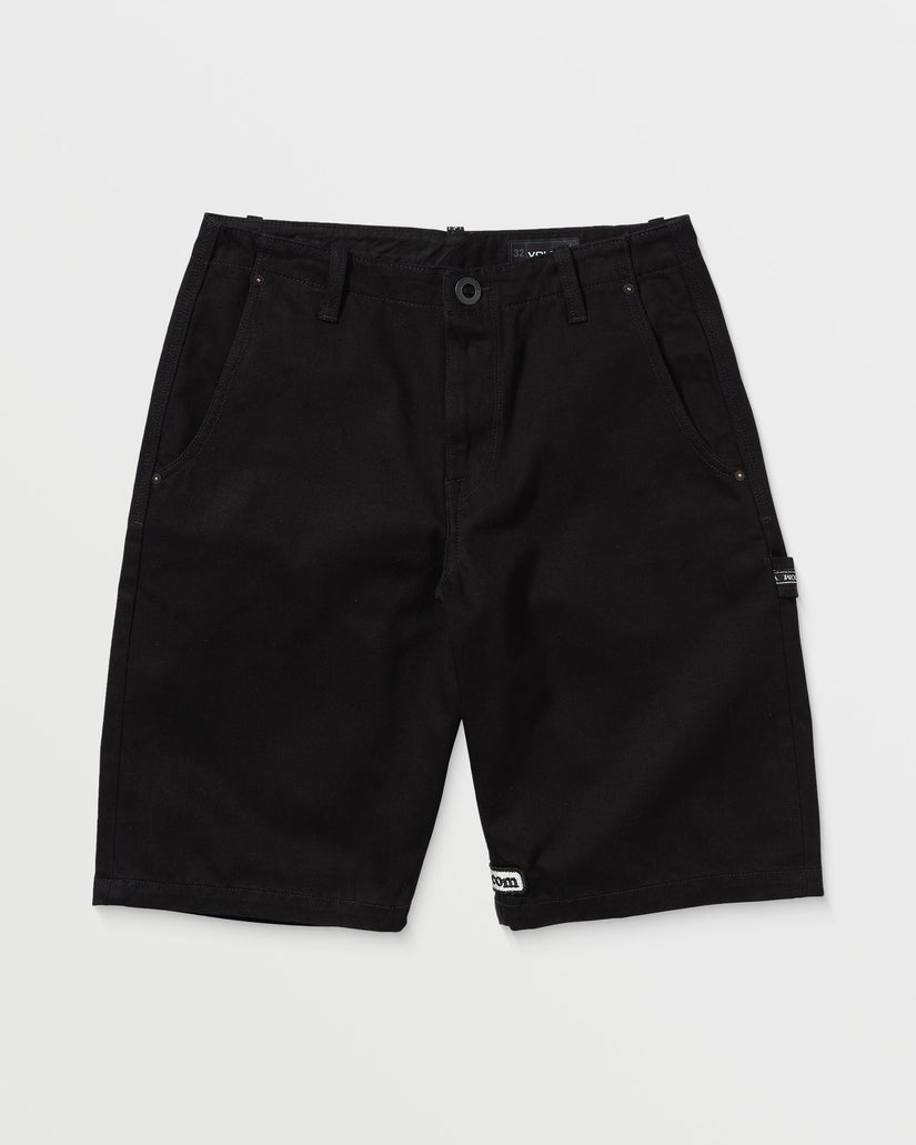 Short Denim Sawhorse - BLACK