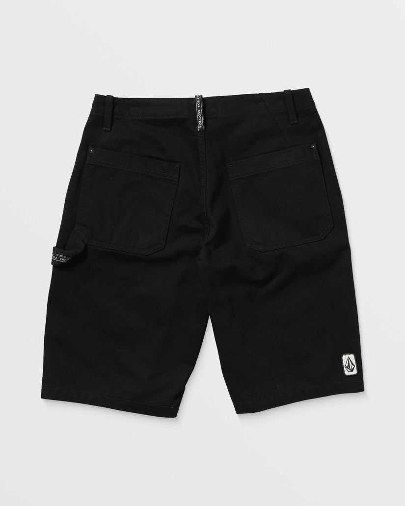 Short Denim Sawhorse - BLACK