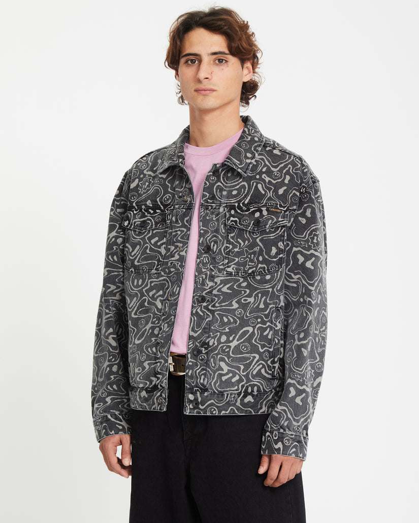 Veste Denim Filip Rygalski - BLACK PRINT