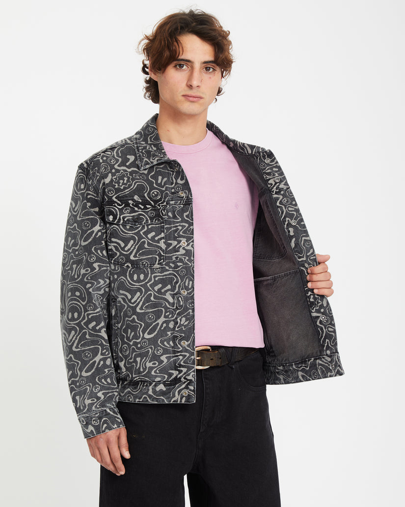Veste Denim Filip Rygalski - BLACK PRINT