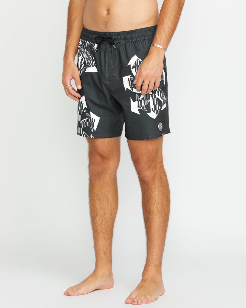 Boardshort Unite Stoney Trunk 17" - BLACK