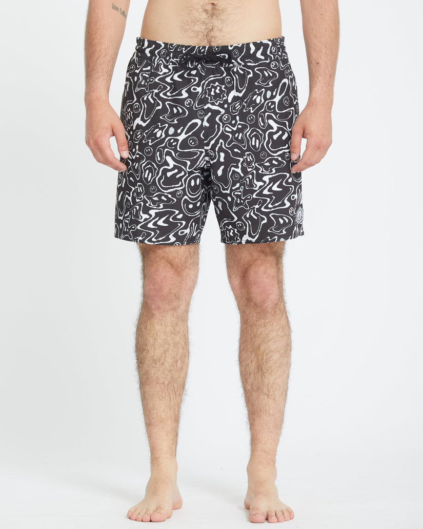 Boardshort Filip Rygalski Smile Trunk 17" - BLACK