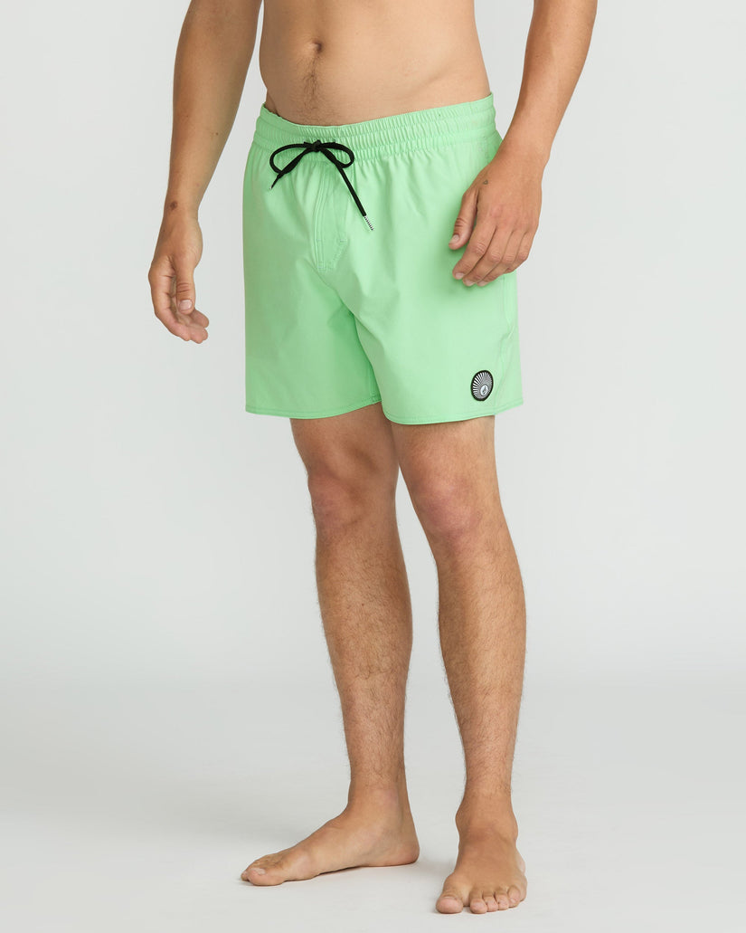 Boardshort Lido Solid Trunk 16" - Jade Cream