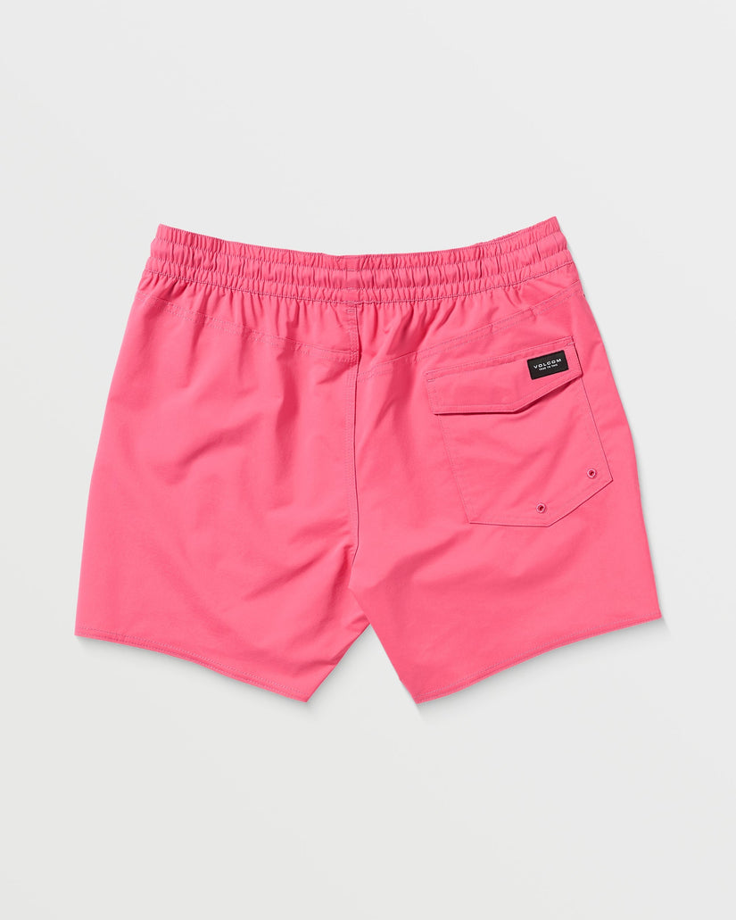 Boardshort Lido Solid Trunk 16" - NEON PINK
