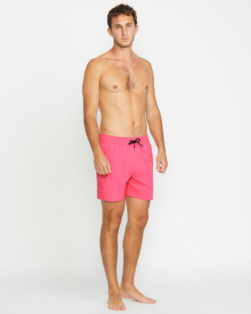 Boardshort Lido Solid Trunk 16" - NEON PINK