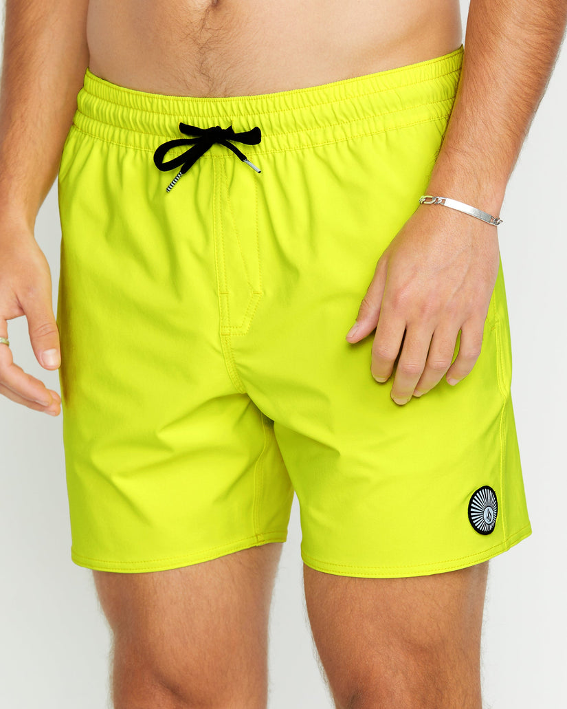 Boardshort Lido Solid Trunk 16" - TENNIS BALL