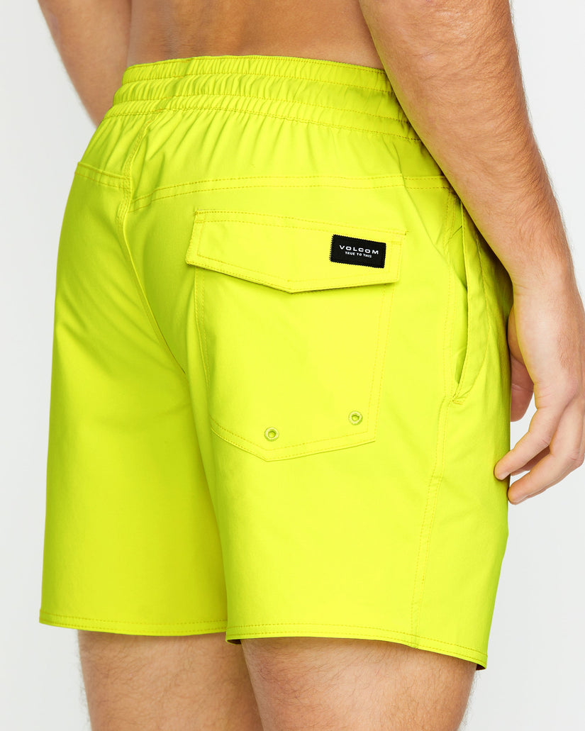 Boardshort Lido Solid Trunk 16" - TENNIS BALL