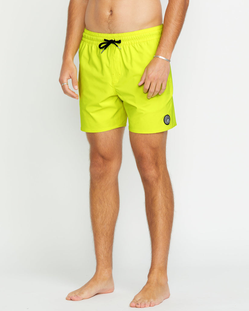 Boardshort Lido Solid Trunk 16" - TENNIS BALL