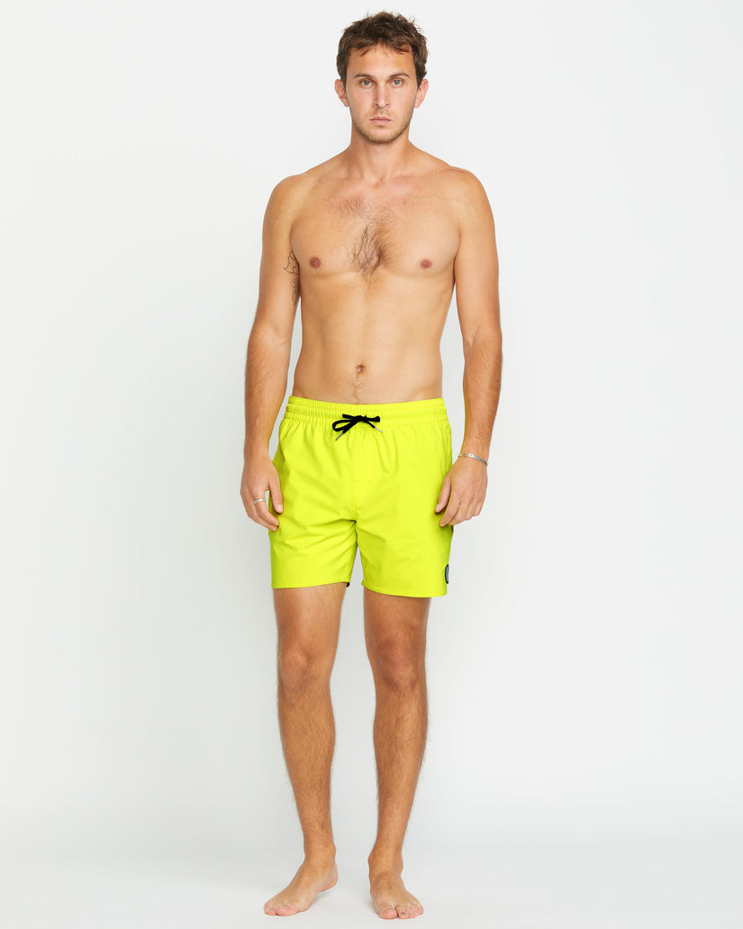 Boardshort Lido Solid Trunk 16" - TENNIS BALL