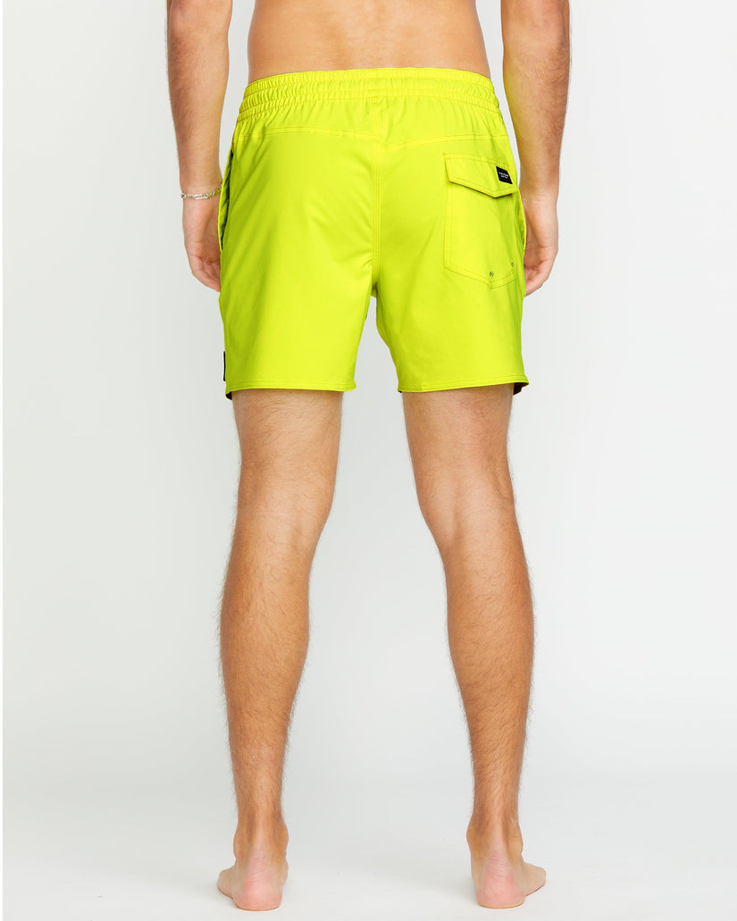 Boardshort Lido Solid Trunk 16" - TENNIS BALL