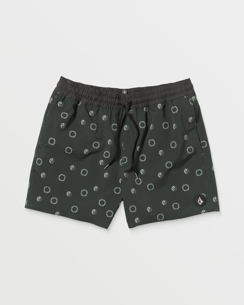 Boardshort Lido Print Trunk 16" - STEALTH