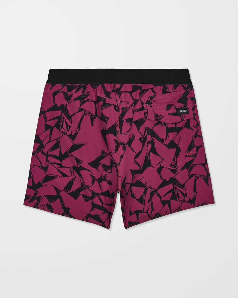 Boardshort Lido Print Trunk 16" - Sangria