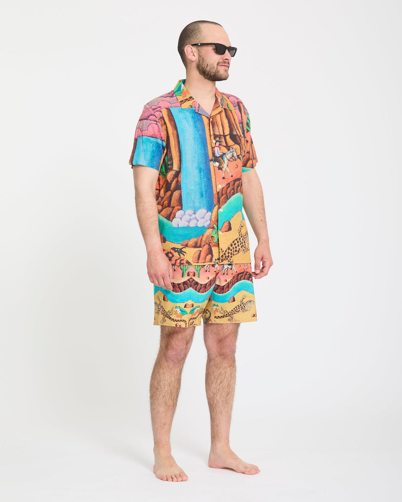 Boardshort Mickey Mason Trunk 17" - Multi