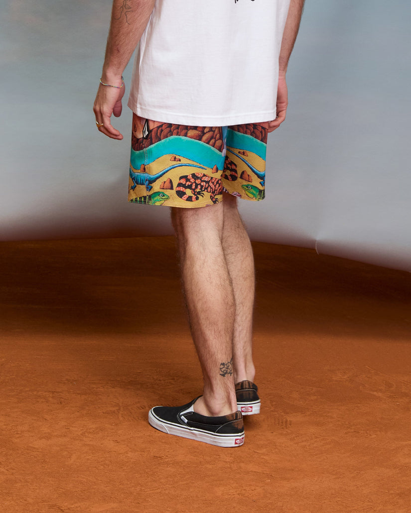 Boardshort Mickey Mason Trunk 17" - Multi