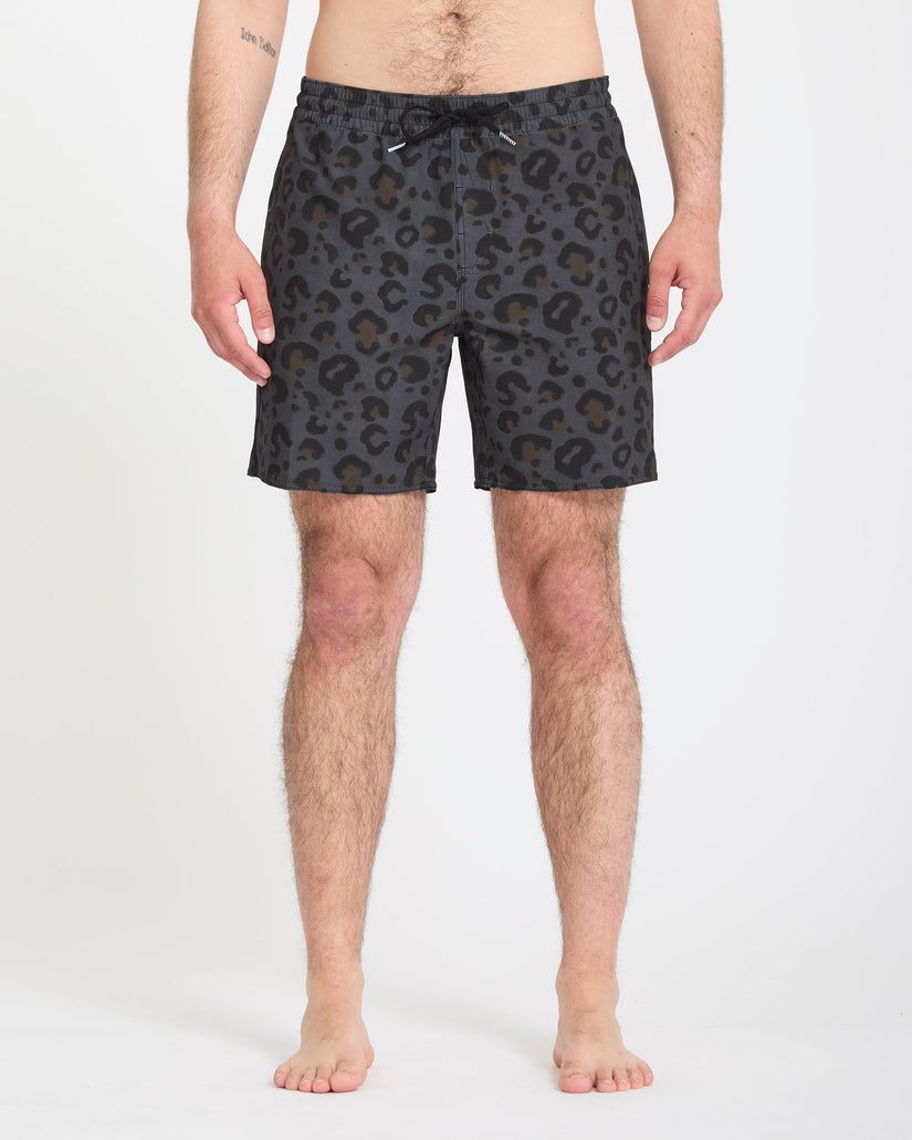 Boardshort Melange Trunk 17" - Asphalt Black