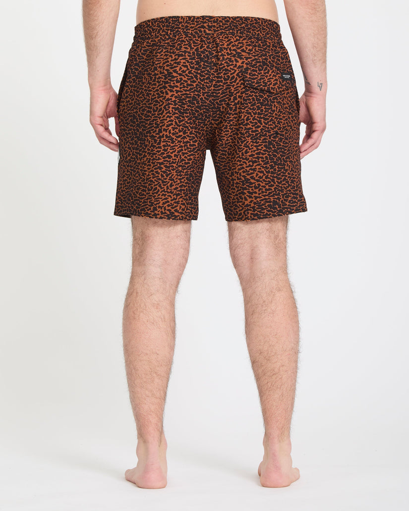 Boardshort Melange Trunk 17" - Brown Horn