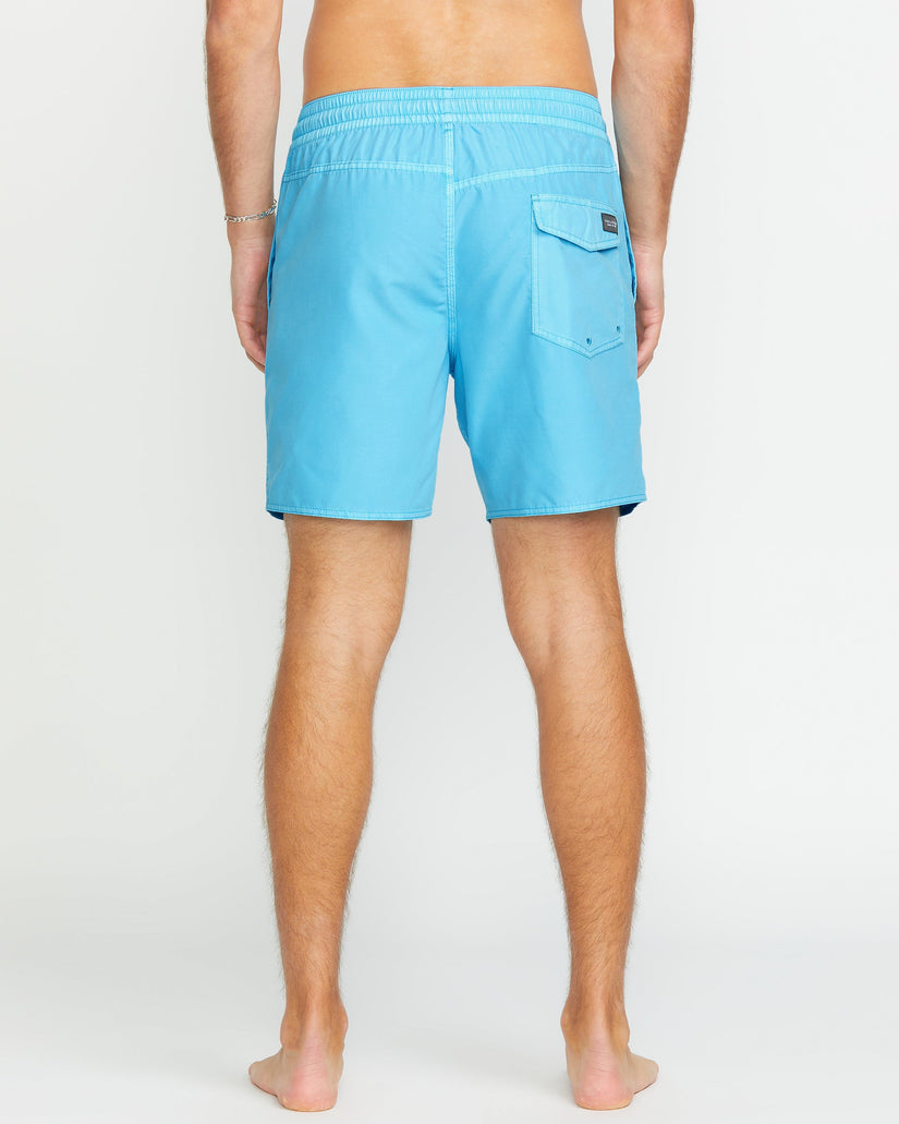 Boardshort Center Trunk 17" - RESIN BLUE