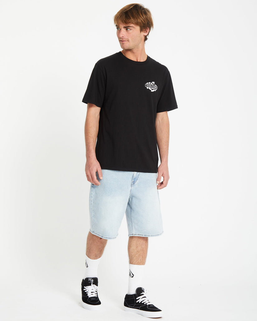 T-shirt Startlog - BLACK