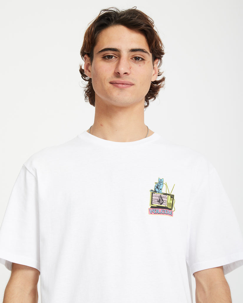 T-shirt Catv - WHITE