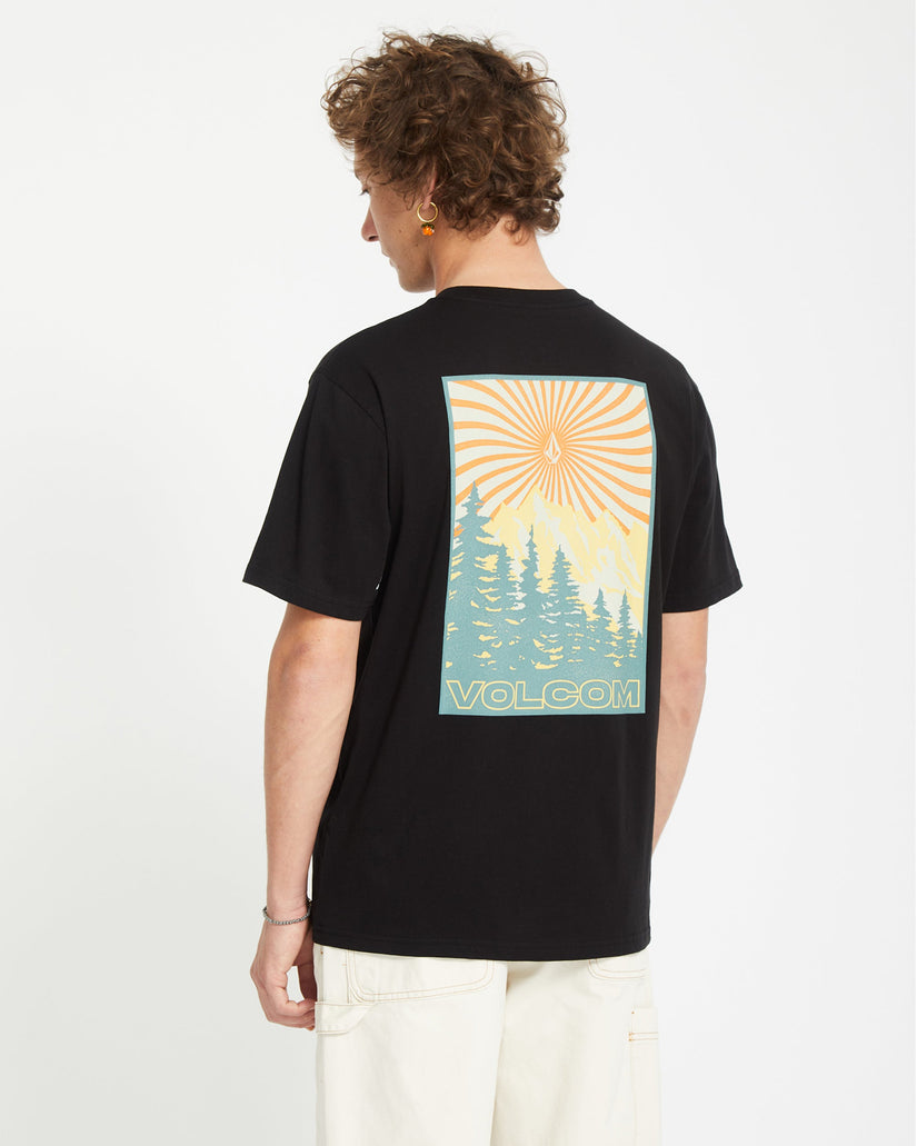 T-shirt Get Out - BLACK