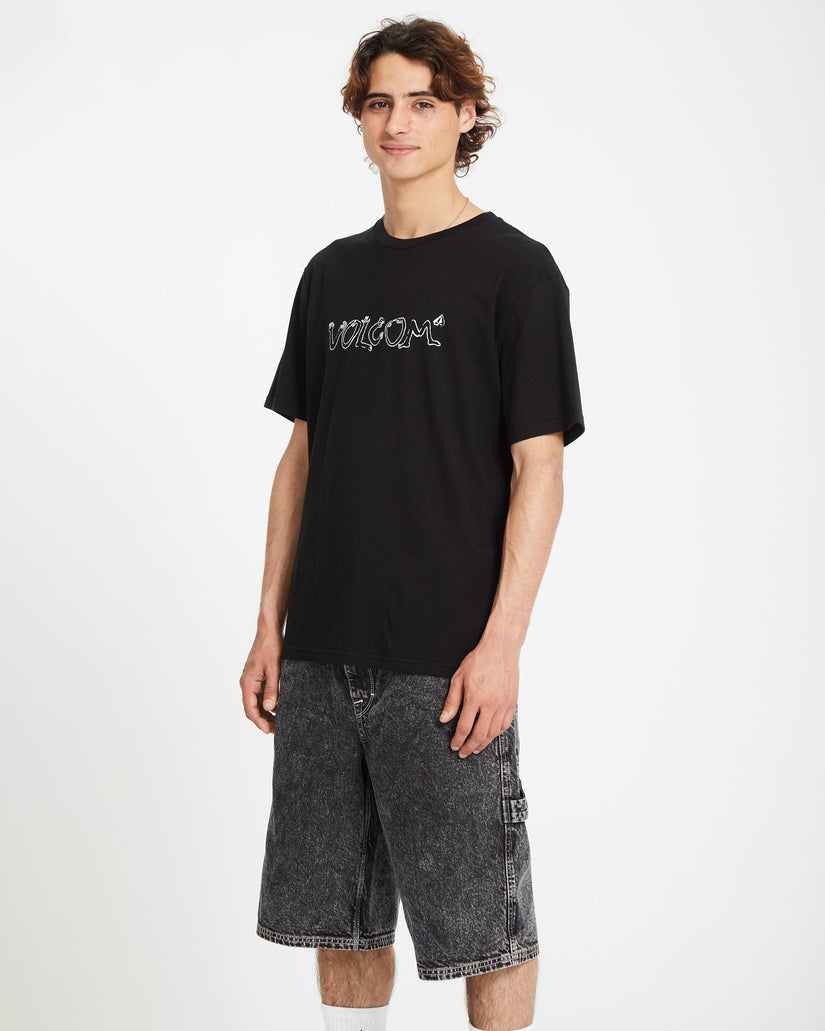 T-shirt Crazybal - BLACK