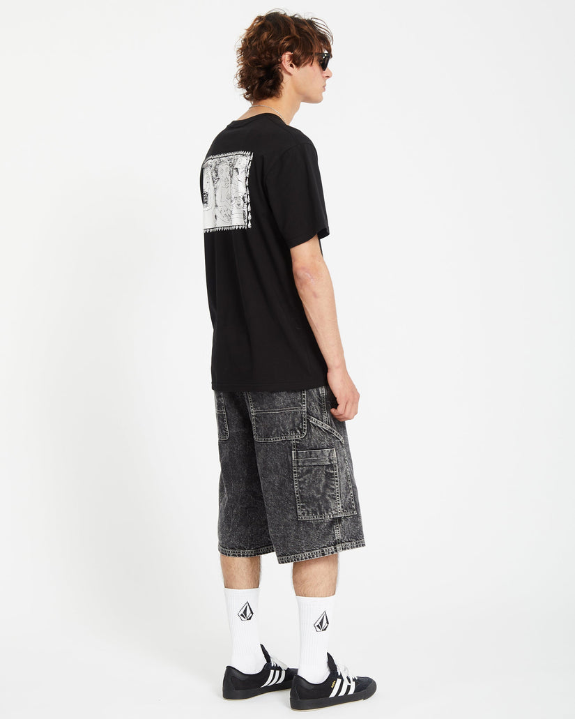 T-shirt Crazybal - BLACK