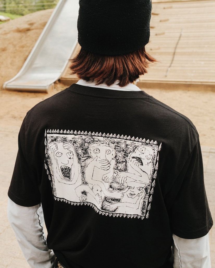 T-shirt Crazybal - BLACK