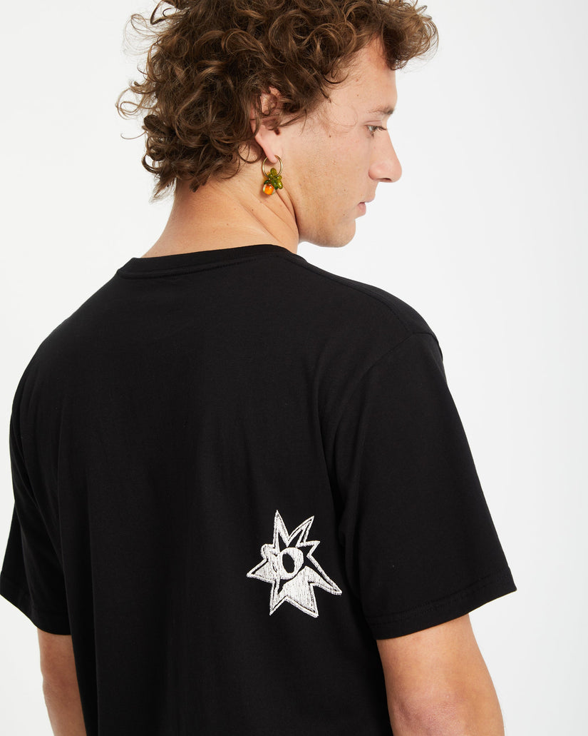 T-shirt V Ent - BLACK