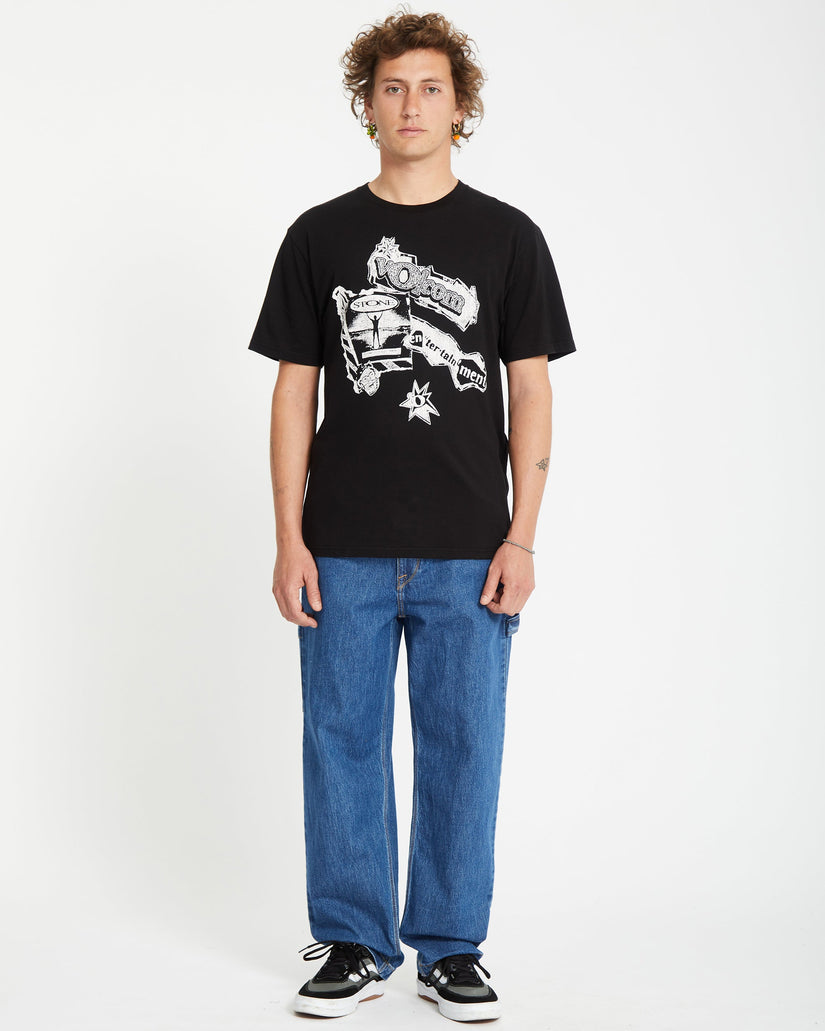 T-shirt V Ent - BLACK
